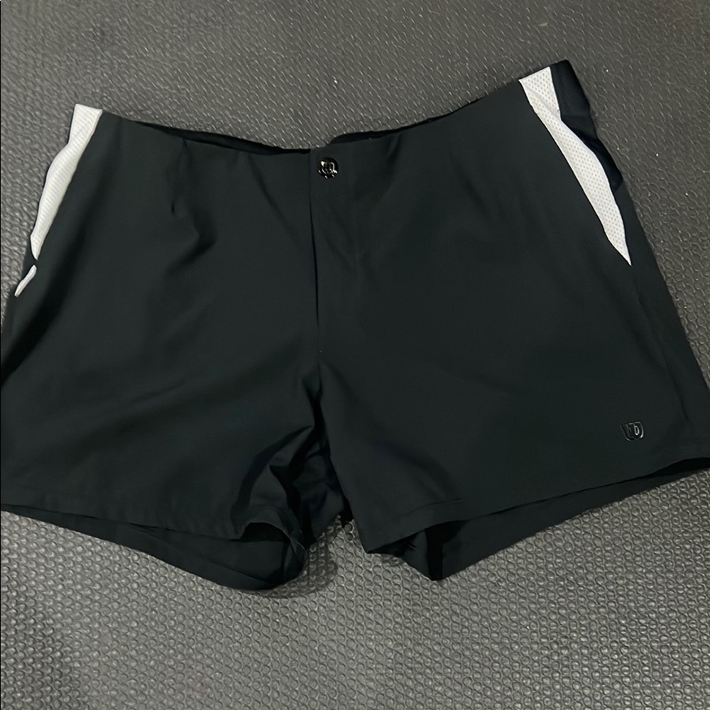 Wilson Black and White Athletic Performance Shorts